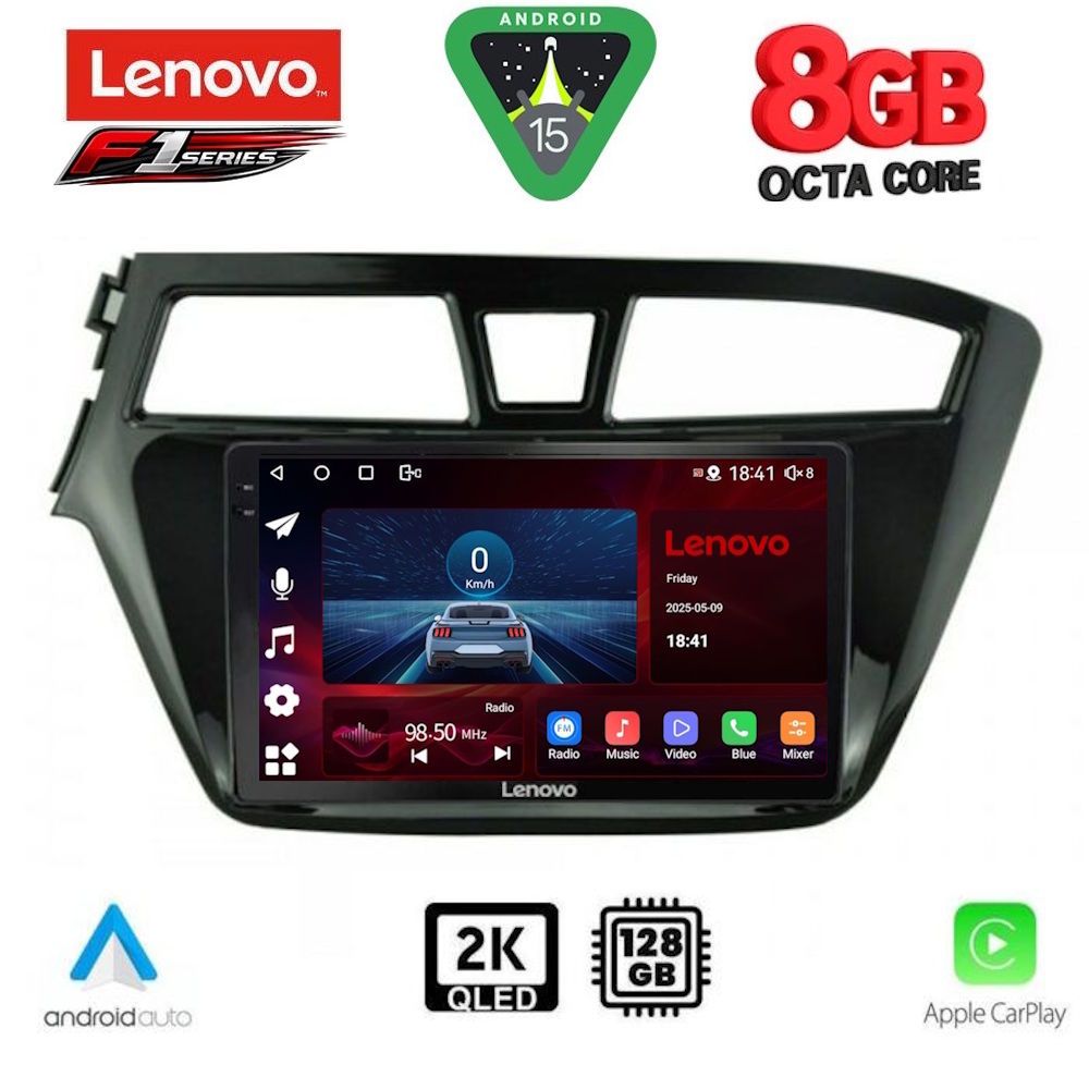 LENOVO SSR 10229_CPA (9inc) MULTIMEDIA TABLET for HYUNDAI i20 mod. 2014-2018 - LENOVO SSR 10229_CPA