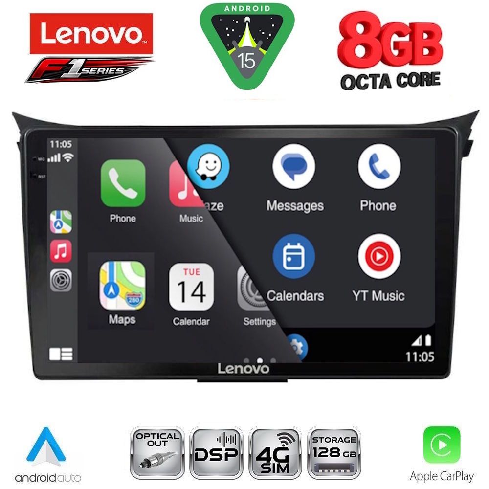 LENOVO SSR 10232_CPA (9inc) MULTIMEDIA TABLET for HYUNDAI i30  mod. 2012-2017 - LENOVO SSR 10232_CPA