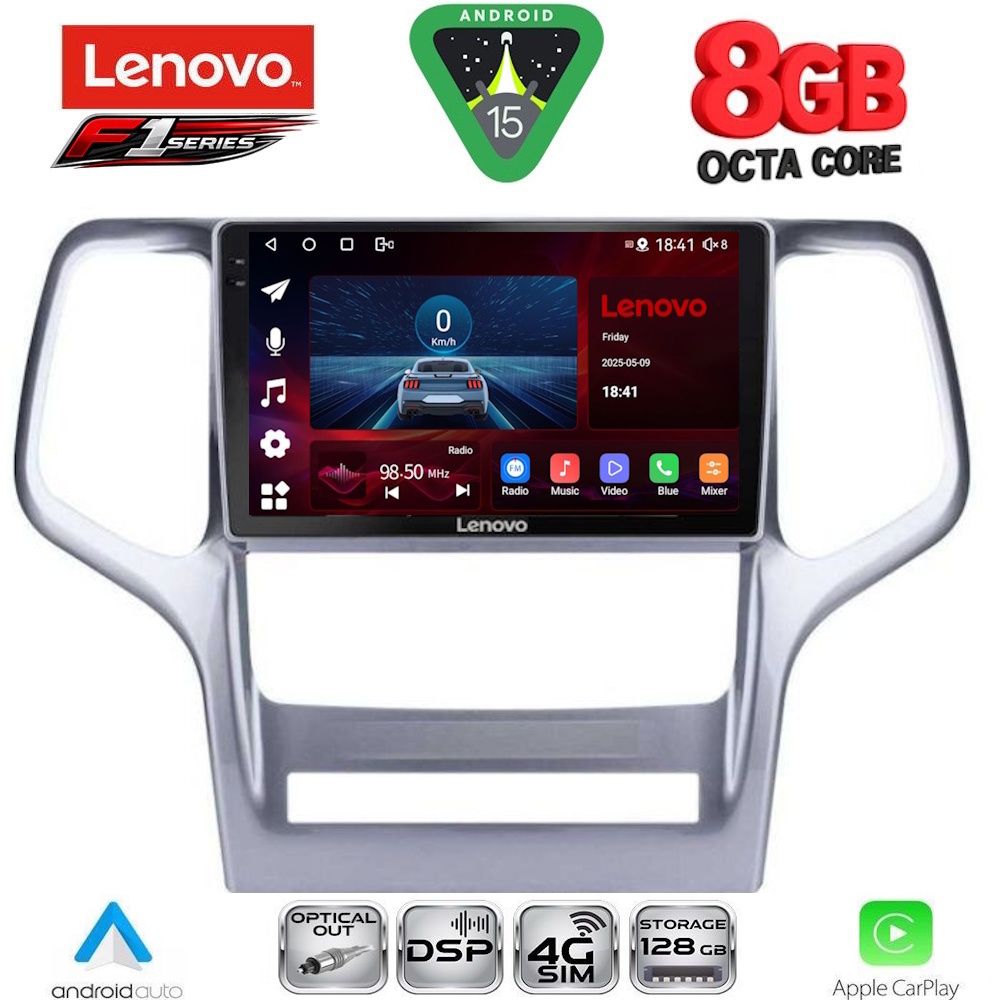 LENOVO SSR 10282_CPA (9inc) MULTIMEDIA TABLET for JEEP GRAND CHEROKEE mod. 2011-2014 - LENOVO SSR 10282_CPA