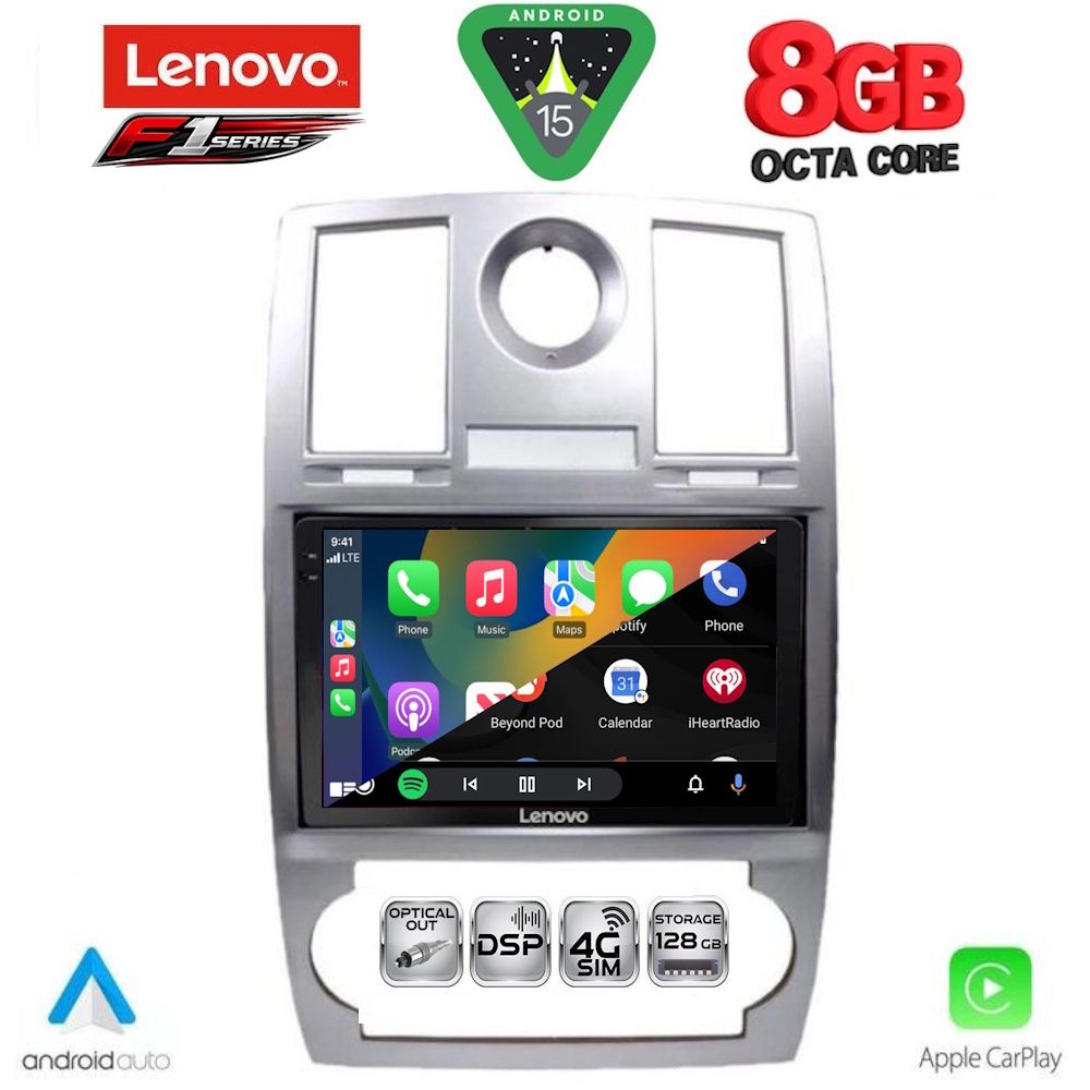 LENOVO SSR 10285_CPA (9inc) MULTIMEDIA TABLET for CHRYSLER 300C mod. 2005-2010