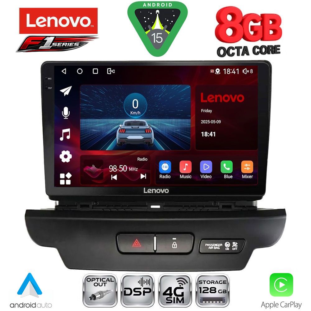 LENOVO SSR 10304_CPA (9inc) MULTIMEDIA TABLET for KIA CEED - XCEED mod. 2018-2022