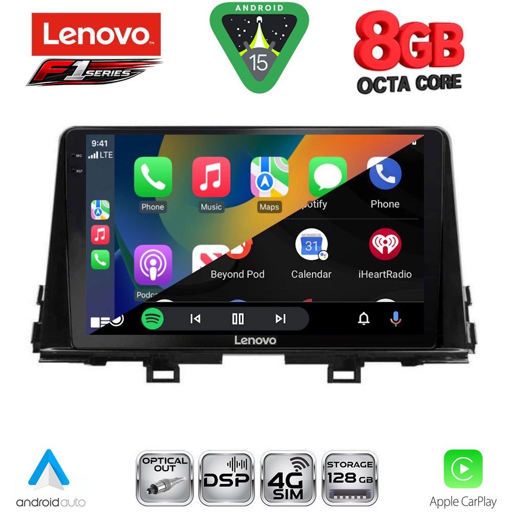 LENOVO SSR 10310_CPA (9inc) MULTIMEDIA TABLET for KIA PICANTO mod. 2021-2026
