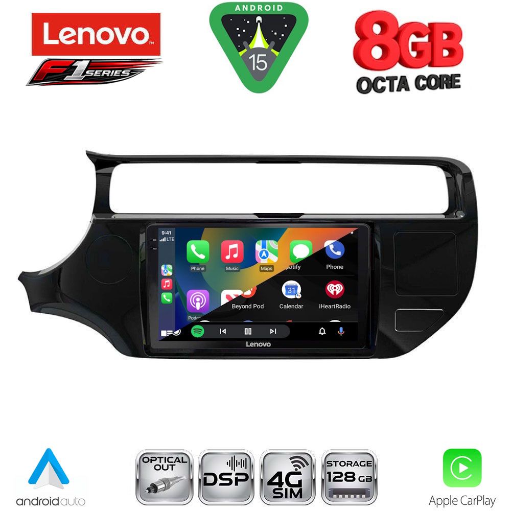 LENOVO SSR 10315_CPA (9inc) MULTIMEDIA TABLET for KIA RIO mod. 2015-2018 - LENOVO SSR 10315_CPA