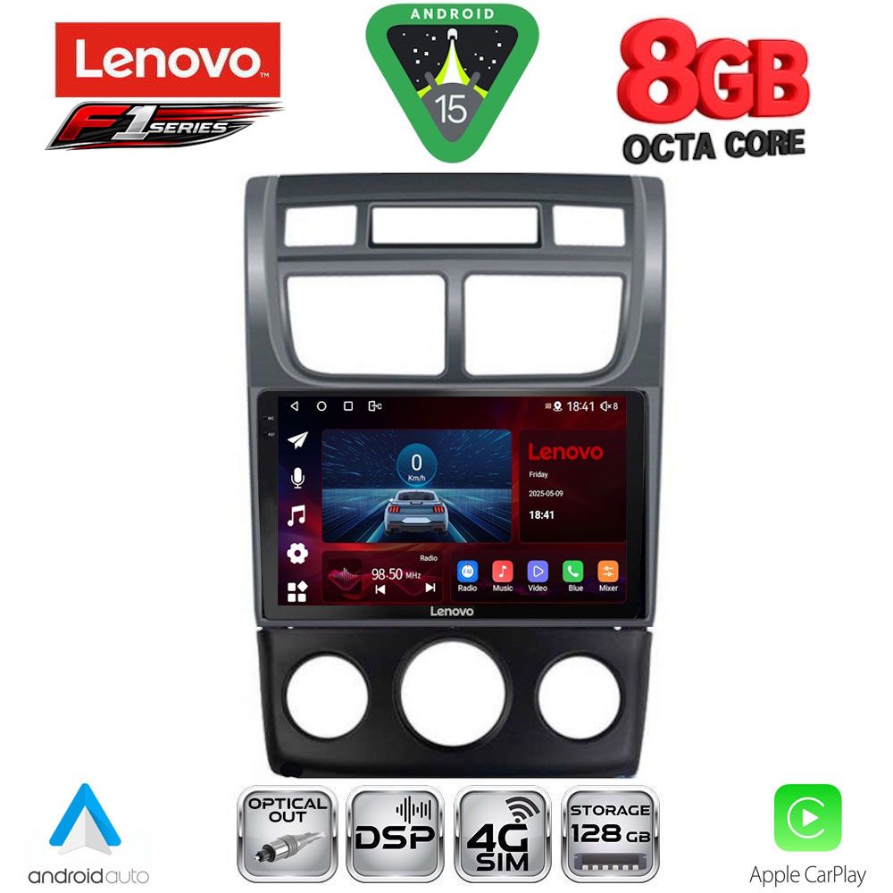 LENOVO SSR 10324BL_CPA (A/C) (9inc) MULTIMEDIA TABLET for KIA SPORTAGE mod. 2004-2010 - LENOVO SSR 10324_CPA AC