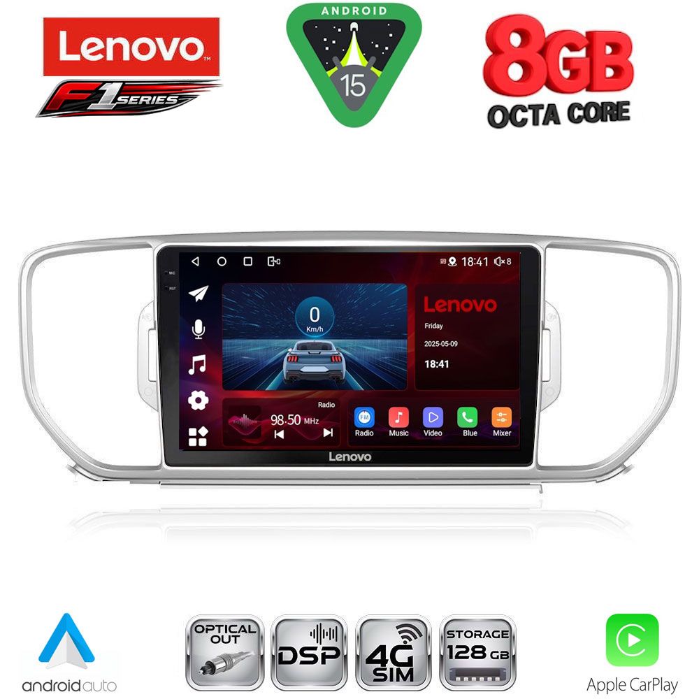 LENOVO SSR 10326_CPA (9inc) MULTIMEDIA TABLET for KIA SPORTAGE mod. 2015-2018 - LENOVO SSR 10326_CPA