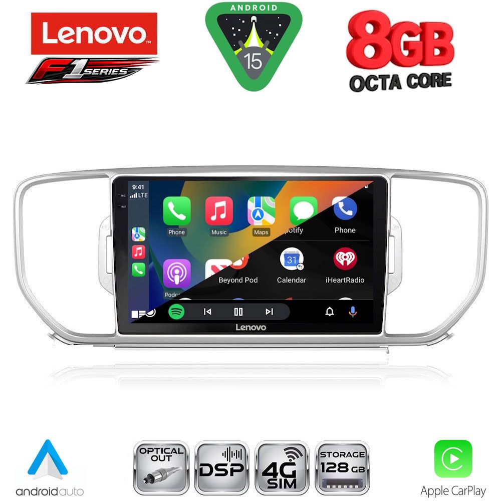 LENOVO SSR 10326_CPA (9inc) MULTIMEDIA TABLET for KIA SPORTAGE mod. 2015-2018 - LENOVO SSR 10326_CPA