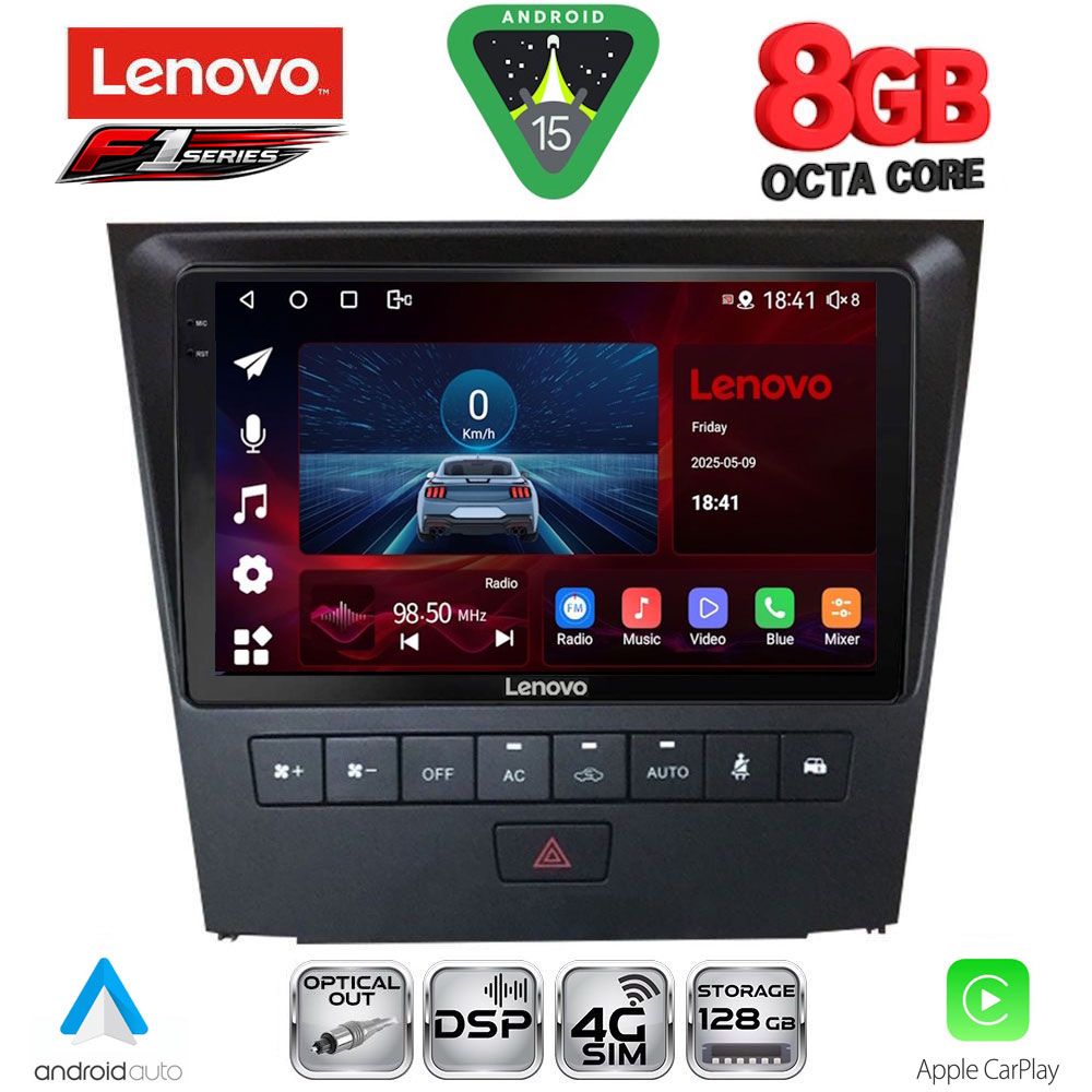 LENOVO SSR 10341_CPA (9inc) MULTIMEDIA TABLET for LEXUS GS mod. 2004-2011 - LENOVO SSR 10341_CPA