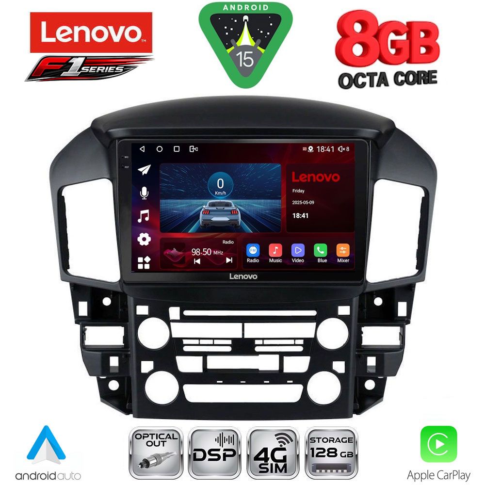 LENOVO SSR 10344_CPA (9inc) MULTIMEDIA TABLET for LEXUS RX 300 mod. 1998-2003 - LENOVO SSR 10344_CPA