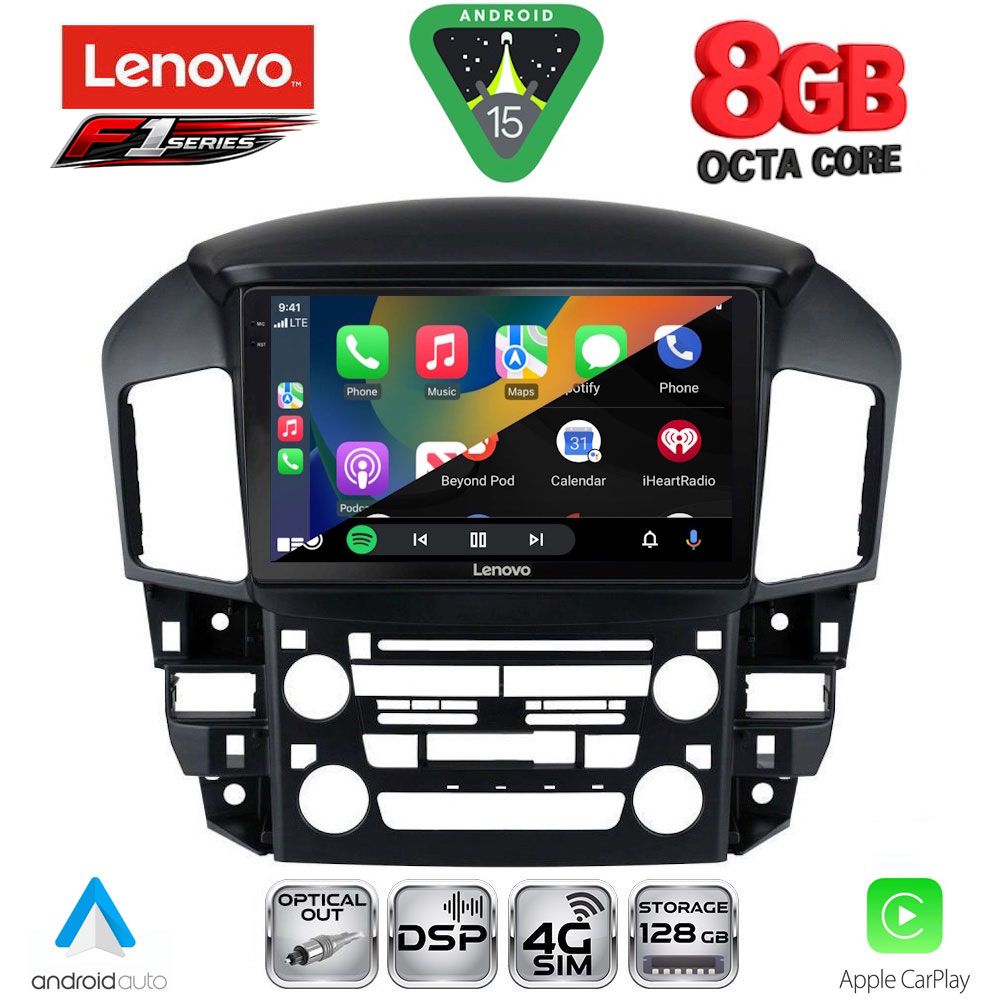 LENOVO SSR 10344_CPA (9inc) MULTIMEDIA TABLET for LEXUS RX 300 mod. 1998-2003 - LENOVO SSR 10344_CPA