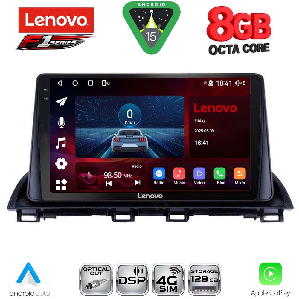 LENOVO SSR 10367_CPA (9inc) MULTIMEDIA TABLET for MAZDA 3 mod. 2014-2019