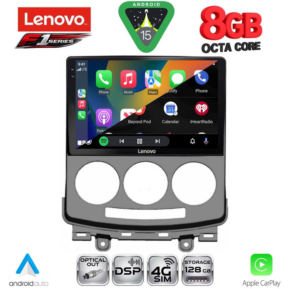 LENOVO SSR 10370_CPA (9inc) MULTIMEDIA TABLET for MAZDA 5  mod. 2004-2010 - LENOVO SSR 10370_CPA