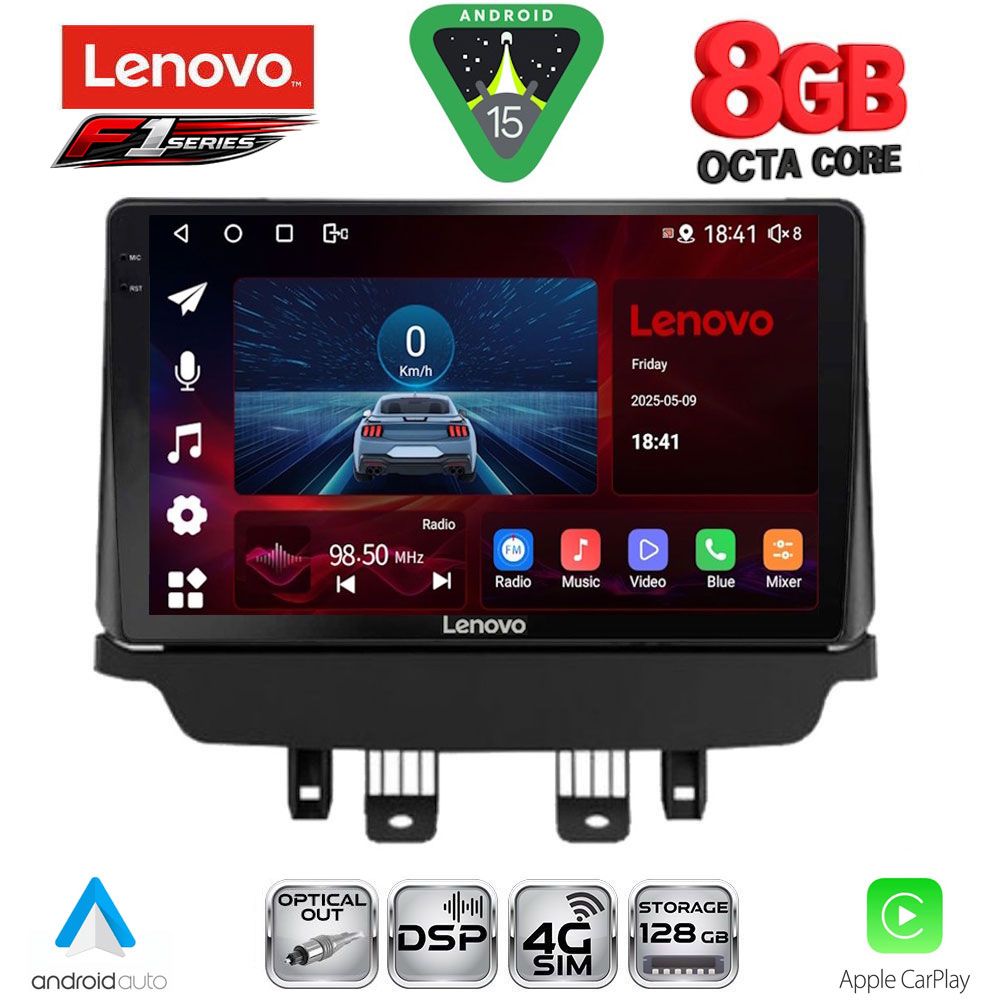 LENOVO SSR 10384_CPA (9inc) MULTIMEDIA TABLET for MAZDA CX3 mod. 2014-2023 - LENOVO SSR 10384_CPA