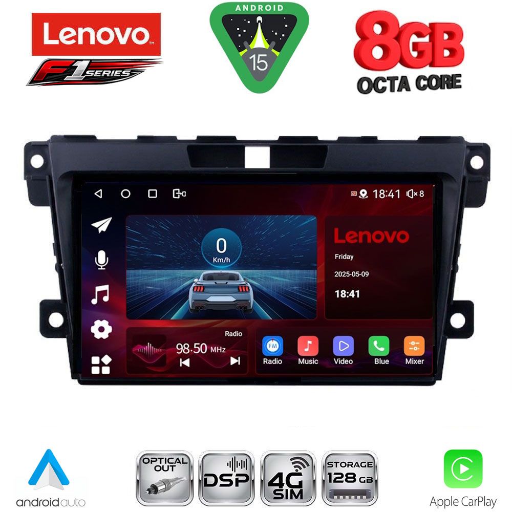 LENOVO SSR 10389_CPA (9inc) MULTIMEDIA TABLET for MAZDA CX7  mod. 2006-2012 - LENOVO SSR 10389_CPA