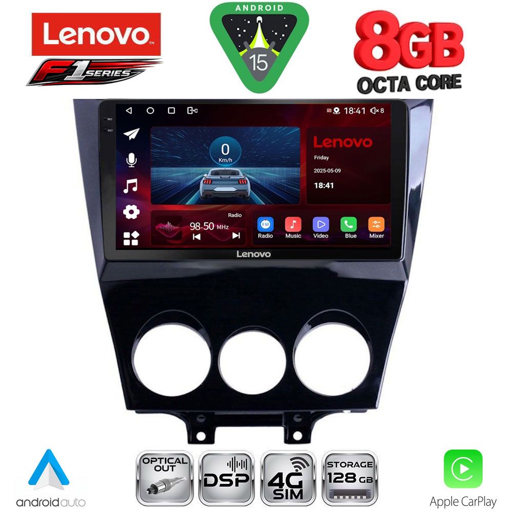 LENOVO SSR 10395_CPA (9inc) MULTIMEDIA TABLET for MAZDA RX8 mod. 2008-2014
