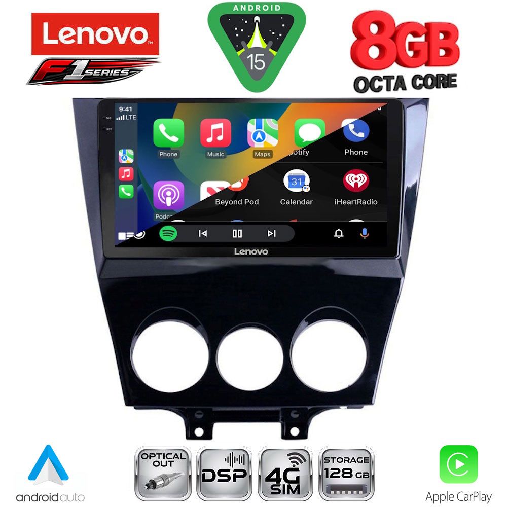 LENOVO SSR 10395_CPA (9inc) MULTIMEDIA TABLET for MAZDA RX8 mod. 2008-2014