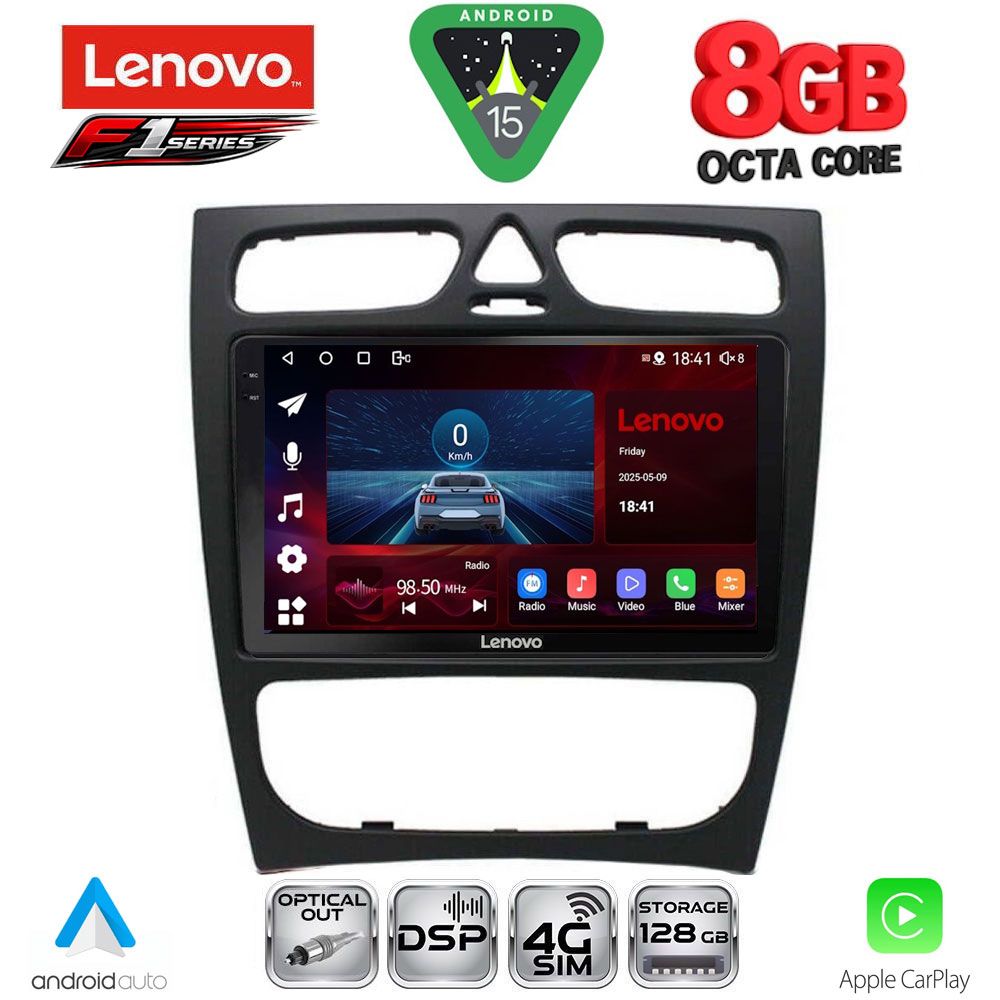 LENOVO SSR 10402_CPA (9inc) MULTIMEDIA TABLET for MERCEDES C (W203) mod. 1999-2004