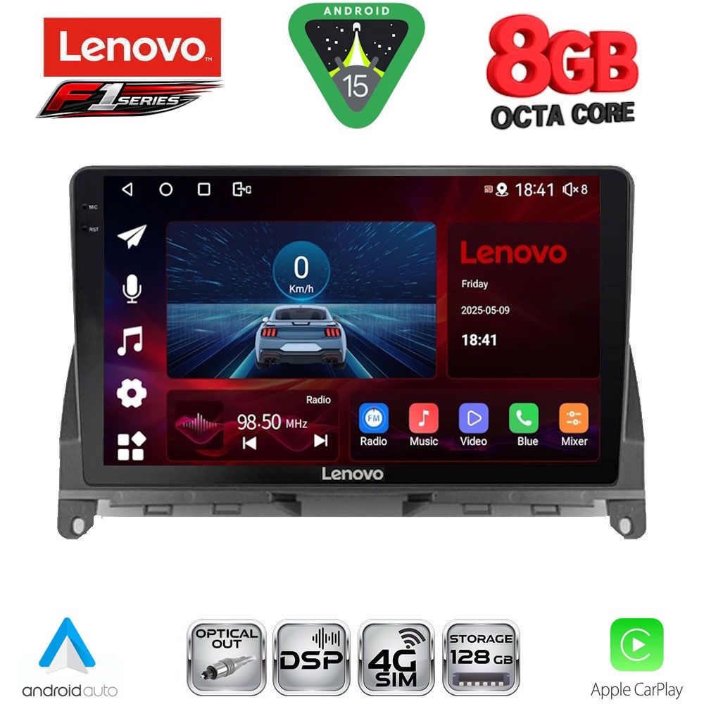 LENOVO SSR 10405_CPA (9inc) MULTIMEDIA TABLET for MERCEDES C (W204) mod. 2007-2011