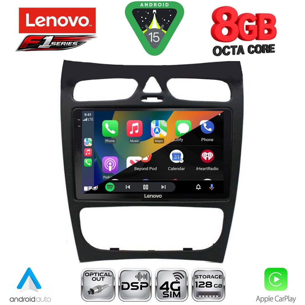 LENOVO SSR 10406_CPA (9inc) MULTIMEDIA TABLET for MERCEDES CLK (W209) mod. 2000-2004 - LENOVO SSR 10406_CPA