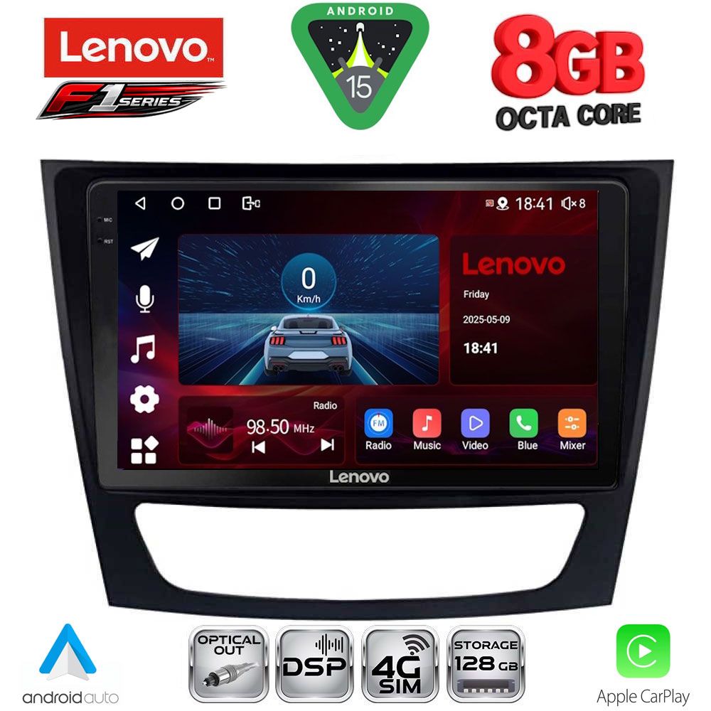 LENOVO SSR 10408_CPA (9inc) MULTIMEDIA TABLET for MERCEDES E (W211) – CLS (W219) mod. 2003-2009 - LENOVO SSR 10408_CPA