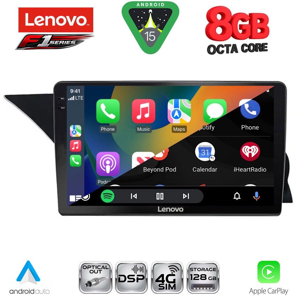 LENOVO SSR 10412_CPA (NTG 4.5) (9inc) MULTIMEDIA TABLET for MERCEDES GLK (X204) mod. 2013-2017 - LENOVO SSR 10412_CPA