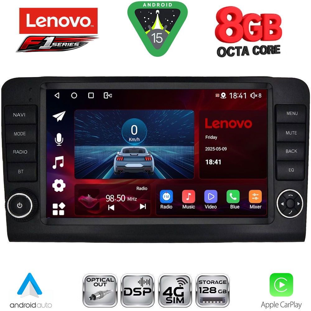 LENOVO SSR 10416_CPA (9inc) MULTIMEDIA TABLET for MERCEDES ML (W164) – GL (X164) mod. 2005-2011 - LENOVO SSR 10416_CPA