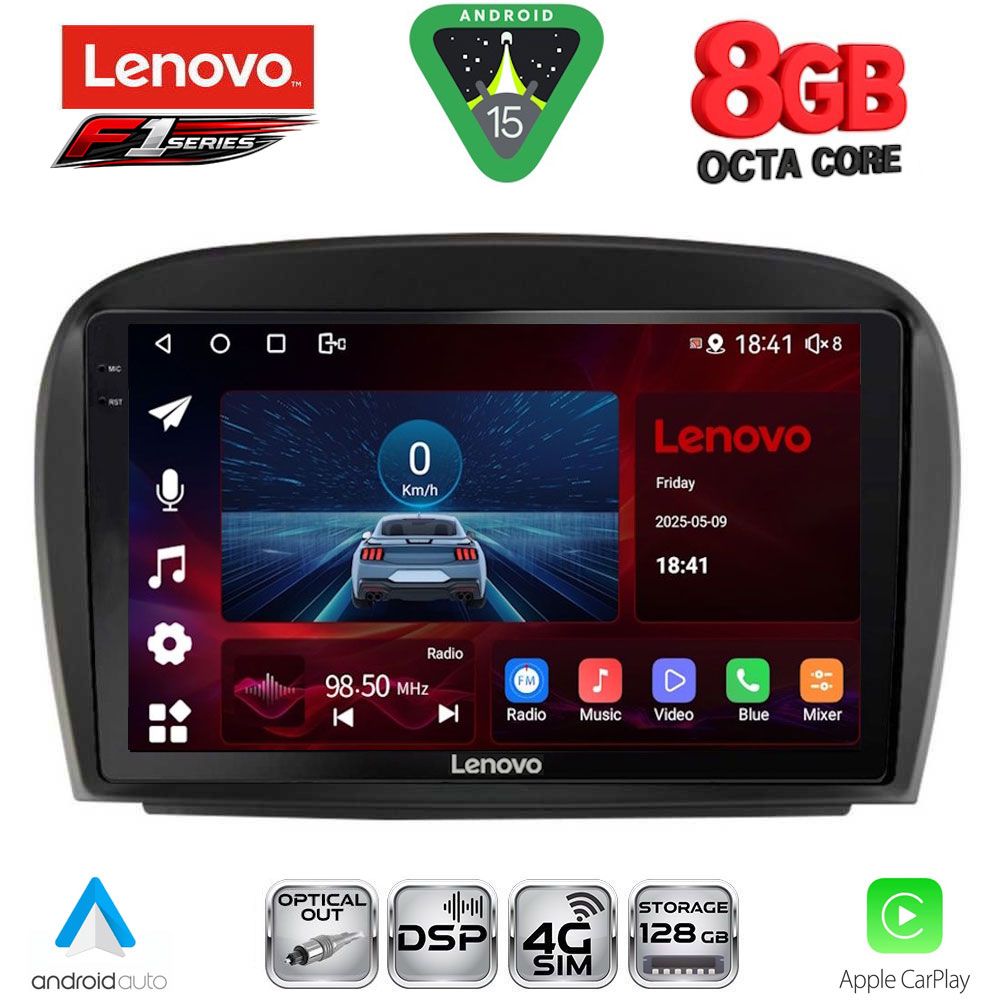 LENOVO SSR 10427_CPA (9inc) MULTIMEDIA TABLET for MERCEDES SL (R230) FACELIFT mod. 2006-2012