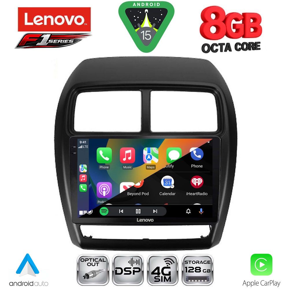 LENOVO SSR 10431_CPA (9inc) MULTIMEDIA TABLET for MITSUBISHI ASX mod. 2020-2023 - LENOVO SSR 10431_CPA