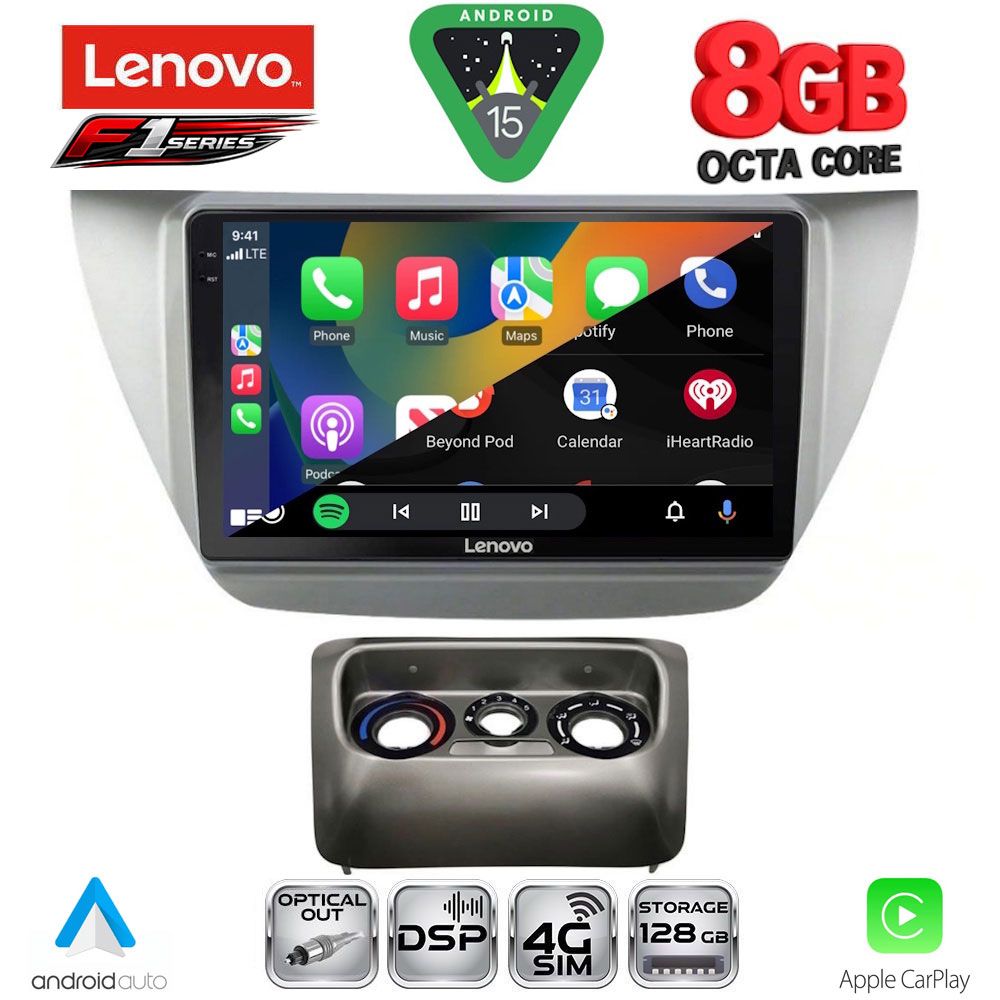 LENOVO SSR 10433_CPA (9inc) MULTIMEDIA TABLET for MITSUBISHI LANCER mod. 2000-2007 - LENOVO SSR 10433_CPA