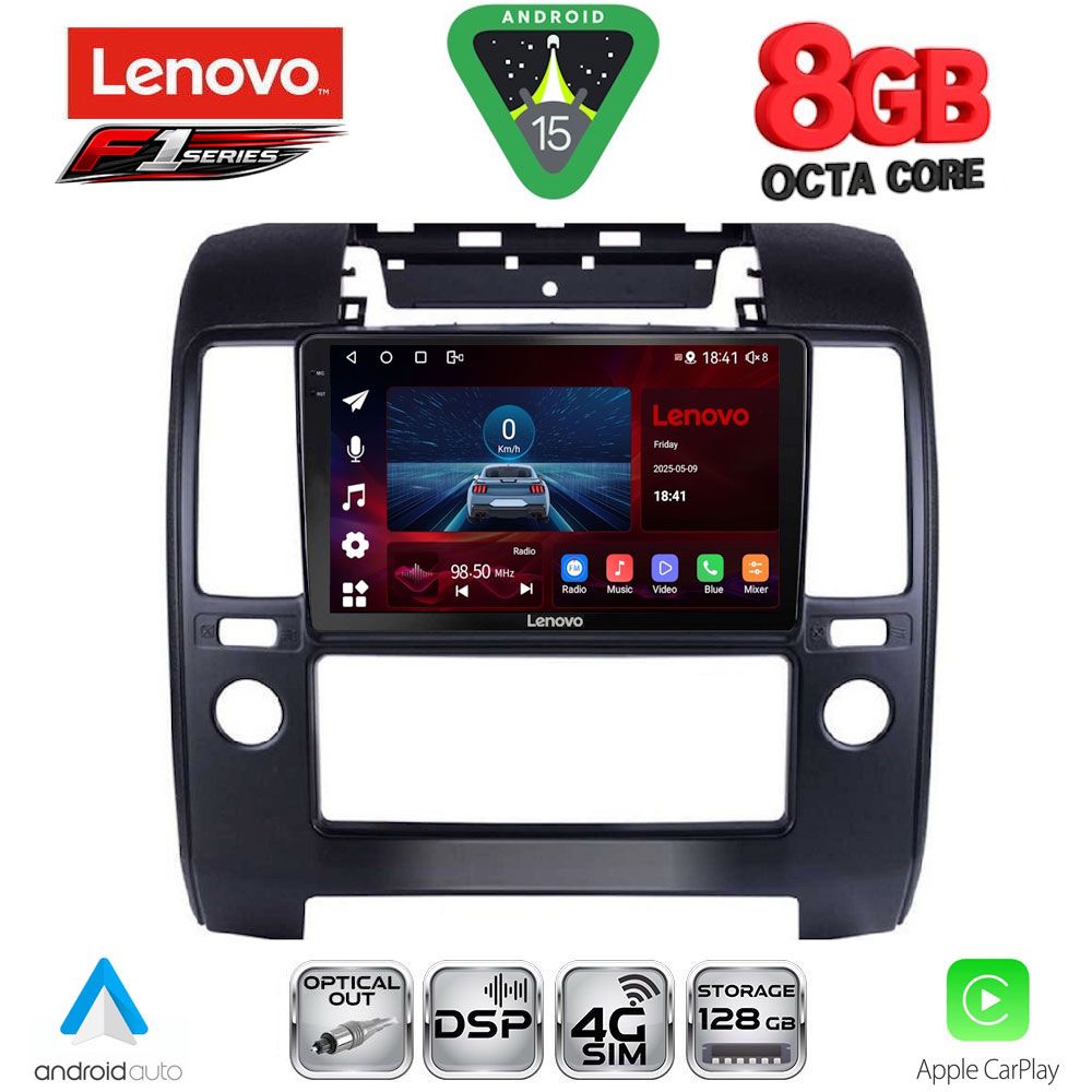 LENOVO SSQ 9454_CPA A/C (9inc) MULTIMEDIA TABLET for NISSAN NAVARA D40 mod. 2006-2011 με A/C - LENOVO SSQ 9454_CPA AC