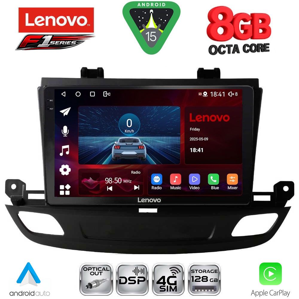 LENOVO SSR 10493_CPA (9inc) MULTIMEDIA TABLET for OPEL INSIGNIA mod. 2018-2024