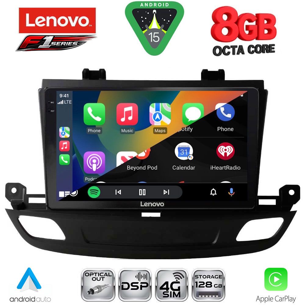 LENOVO SSR 10493_CPA (9inc) MULTIMEDIA TABLET for OPEL INSIGNIA mod. 2018-2024