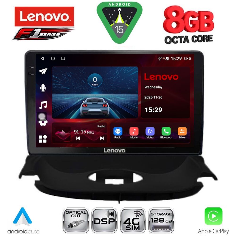 LENOVO SSR 10500_CPA (9inc) MULTIMEDIA TABLET for OPEL CORSA C mod 2000-2006 - TIGRA mod. 2004-2009