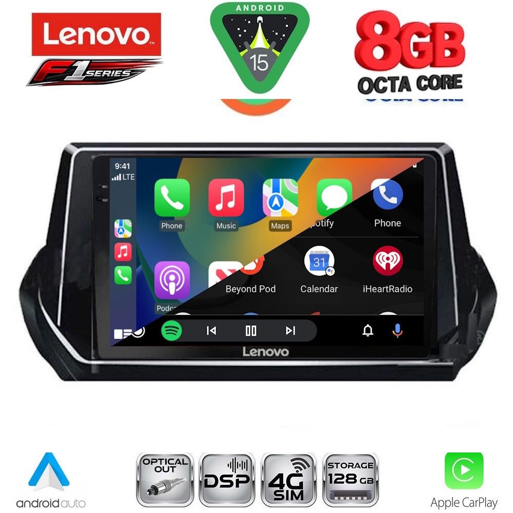 LENOVO SSR 10500_CPA (9inc) MULTIMEDIA TABLET for OPEL CORSA C mod 2000-2006 - TIGRA mod. 2004-2009