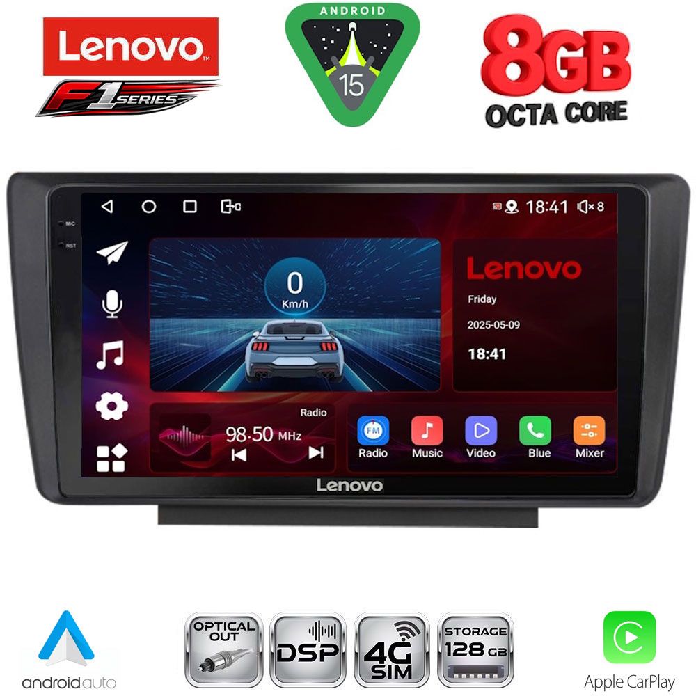 LENOVO SSR 10594_CPA (9inc) MULTIMEDIA TABLET for SKODA OCTAVIA 5 mod. 2005-2012 - LENOVO SSR 10594_CPA