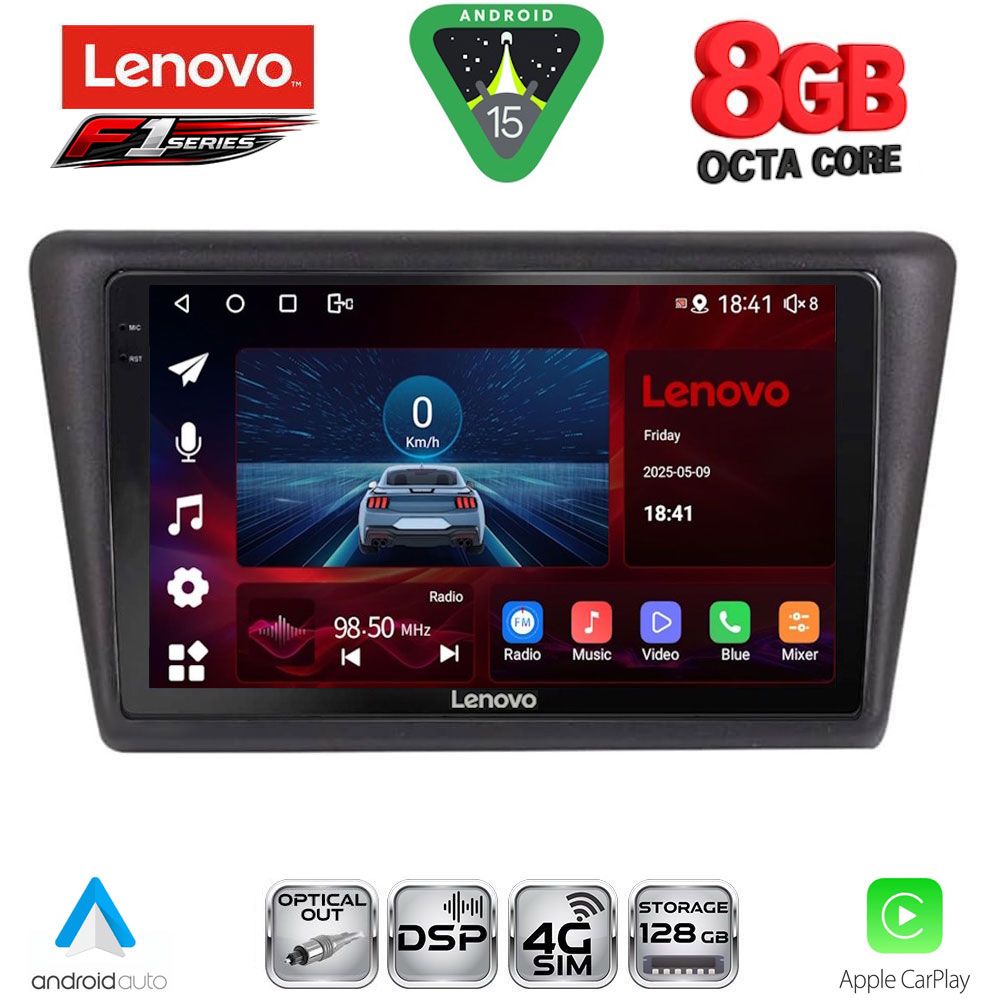 LENOVO SSR 10600_CPA (9inc) MULTIMEDIA TABLET for SKODA RAPID SPACEBACK mod. 2014-2019 - LENOVO SSR 10600_CPA