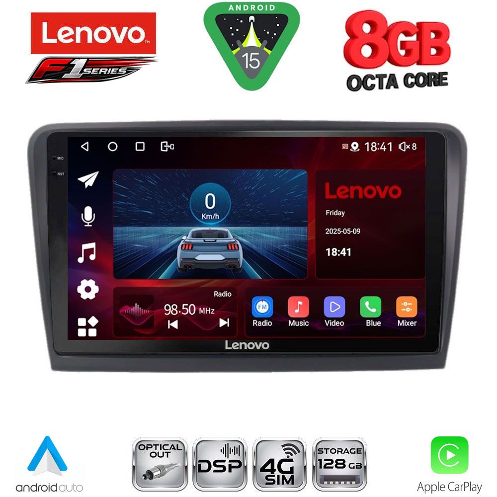 LENOVO SSR 10601_CPA (9inc) MULTIMEDIA TABLET for SKODA RAPID  mod. 2012-2023 - LENOVO SSR 10601_CPA