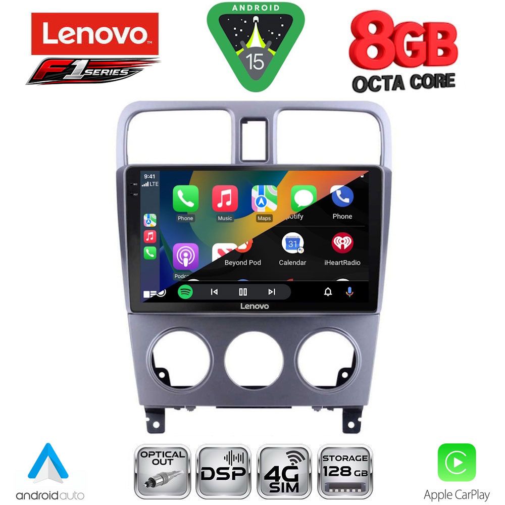 LENOVO SSR 10661_CPA (9inc) MULTIMEDIA TABLET for SUBARU FORESTER mod. 2002-2008 - LENOVO SSR 10661_CPA