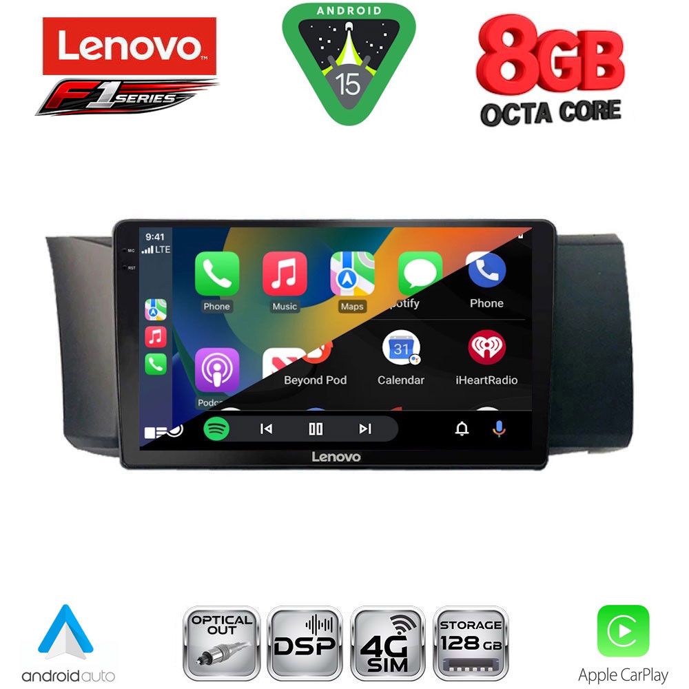 LENOVO SSR 10669_CPA (9inc) MULTIMEDIA TABLET for TOYOTA GT86 - SUBARU BRZ mod. 2012-2026 - LENOVO SSR 10669_CPA