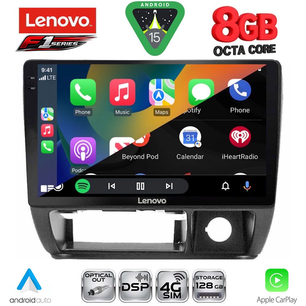Οθόνη Suzuki Jimny 1998 – 2005 με CarPlay, Android Auto, Bluetooth, GPS – LENOVO SSR 10677_CPA (9inc)