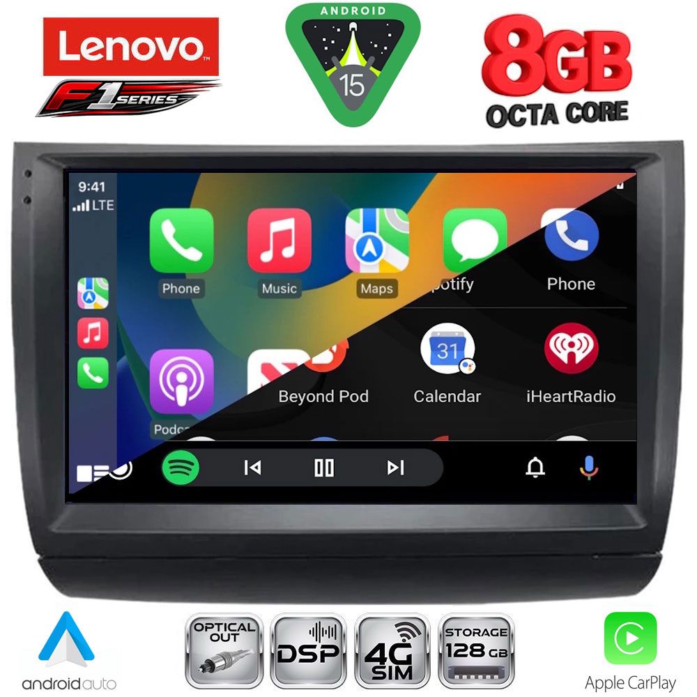 LENOVO SSR 10728_CPA (9inc) MULTIMEDIA TABLET for TOYOTA PRIUS mod. 2003-2009