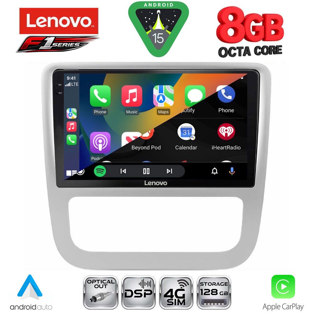 LENOVO SSR 10751_CPA CLIMA (9inc) MULTIMEDIA TABLET for VW EOS mod. 2006> - SCIROCCO mod. 2011-2014 - LENOVO SSR 10751_CPA CLIMA