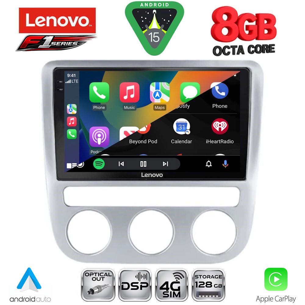 LENOVO SSR 10752_CPA CLIMA (9inc) MULTIMEDIA TABLET for VW EOS mod. 2006> - SCIROCCO mod. 2008-2010 - LENOVO SSR 10752_CPA