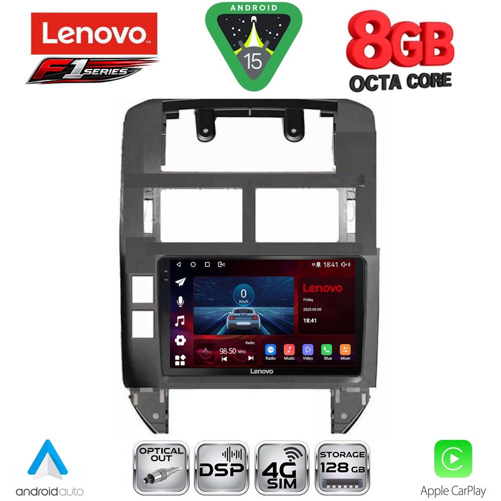 LENOVO SSR 10755_CPA (9inc) MULTIMEDIA TABLET for VW POLO mod. 2002-2009 - LENOVO SSR 10755_CPA