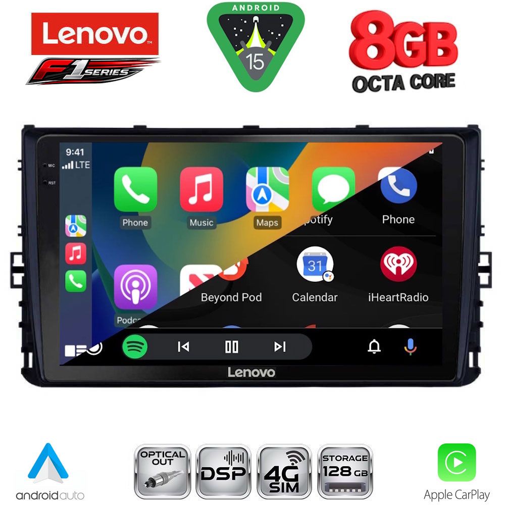 LENOVO SSR 10758_CPA (9inc) MULTIMEDIA TABLET for VW POLO – TROC – TCROSS mod. 2017-2026 - LENOVO SSR 10758_CPA