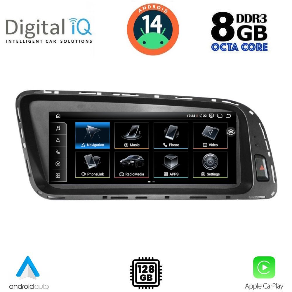 DIGITAL IQ TPK 16929_CPA (8.8inc) MULTIMEDIA SYSTEM for AUDI Q5 mod. 2008-2018