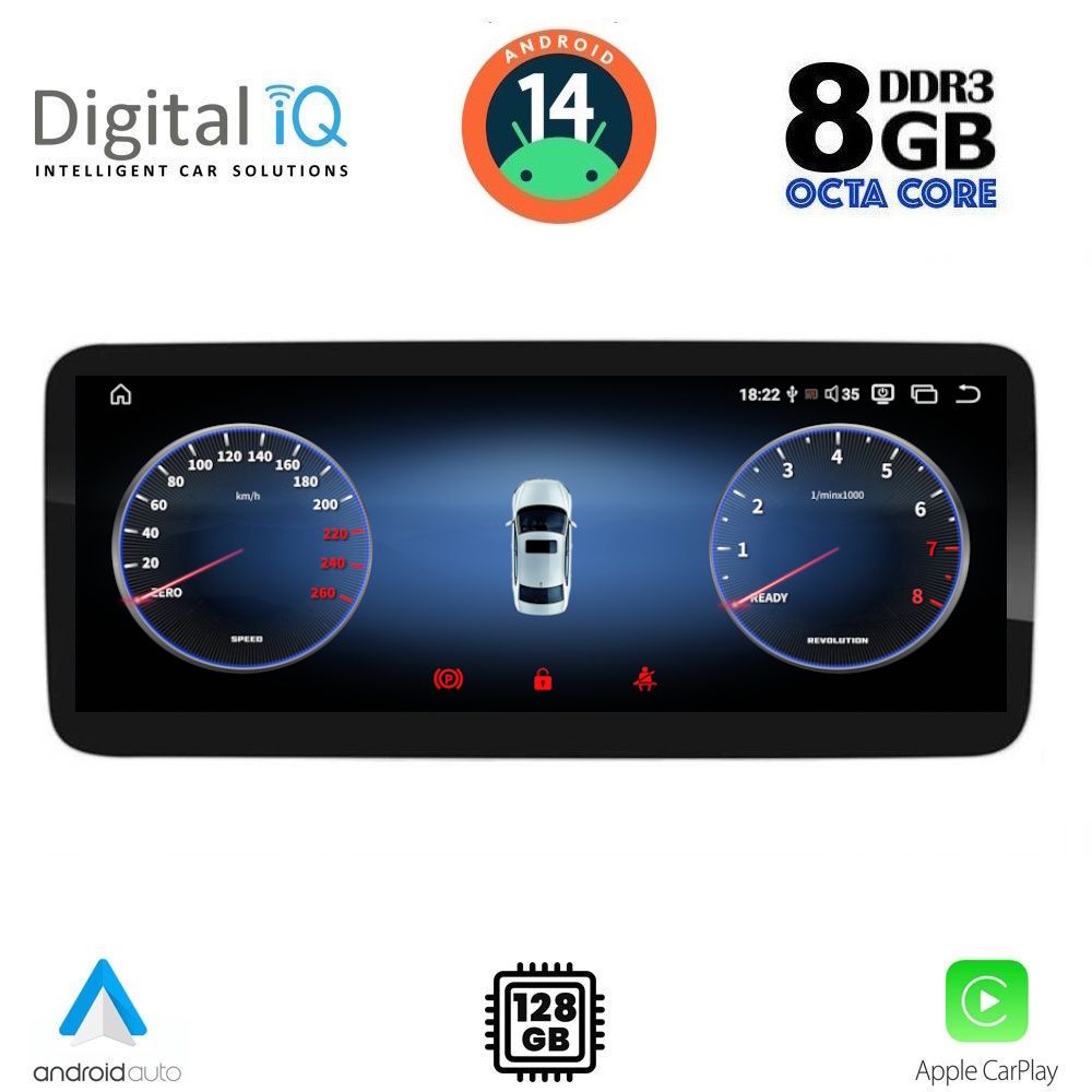 DIGITAL IQ TPK 16981_CPA (10.25'') MULTIMEDIA SYSTEM for MERCEDES A – CLA – GLA mod. 2015-2019 (NTG 5) - DIGITAL IQ TPK 16981_CPA