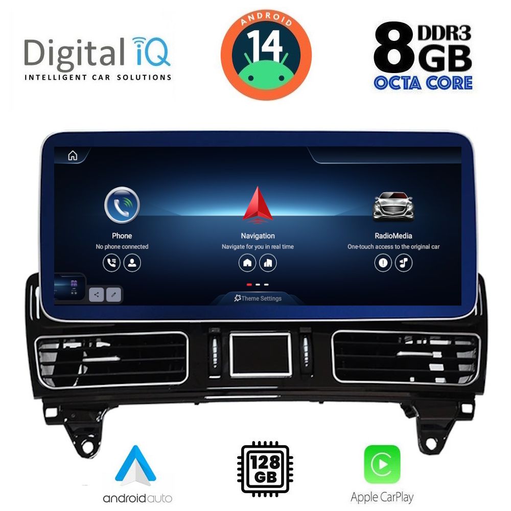 DIGITAL IQ TPK 17989_CPA (12.3inc) (NTG 5) MULTIMEDIA SYSTEM for MERCEDES GLE mod. 2015-2019 - DIGITAL IQ TPK 17989_CPA