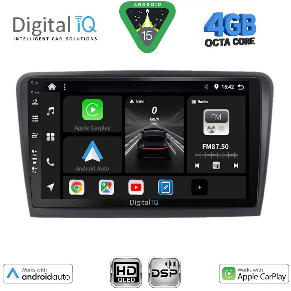DIGITAL IQ BXF 6601_CPAA (9inc) MULTIMEDIA TABLET for SKODA RAPID  mod. 2012-2023 - DIGITAL iQ BXF 6601_CPAA