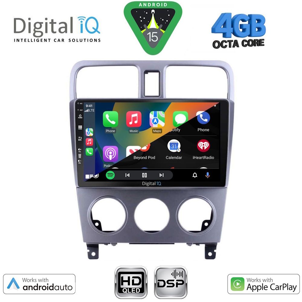 DIGITAL IQ BXF 6661_CPAA (9inc) MULTIMEDIA TABLET for SUBARU FORESTER  mod. 2002-2008 - DIGITAL iQ BXF 6661_CPAA