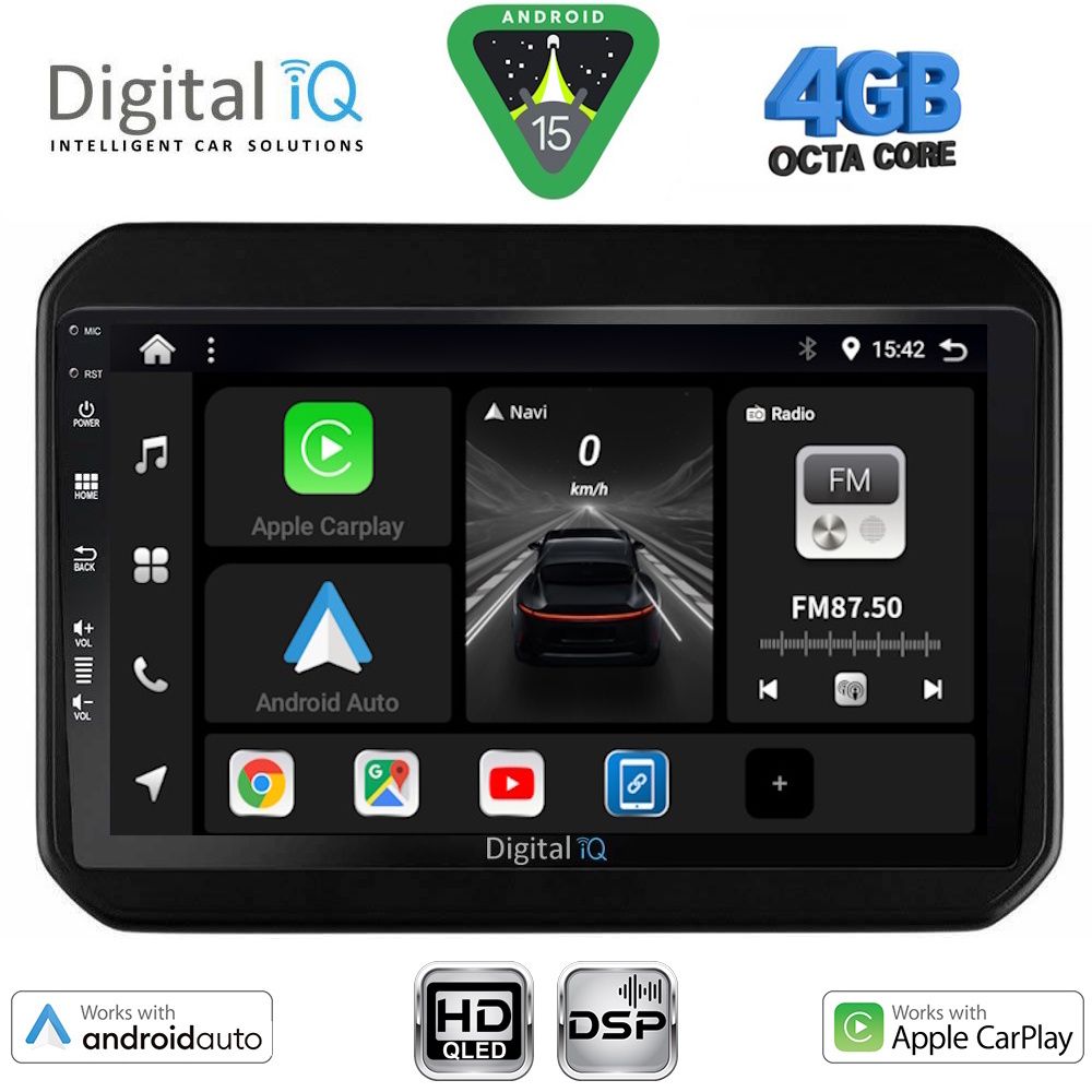 DIGITAL IQ BXF 6676_CPAA (9inc) MULTIMEDIA TABLET for SUZUKI IGNIS mod. 2016-2026 - DIGITAL iQ BXF 6676_CPAA